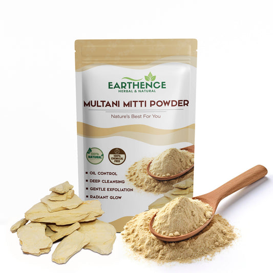 Earthence  Pure Natural & Organic Multani Mitti Powder For Skin & Hair Care 225g