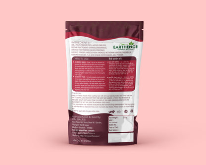 Earthence Natural Flaxseed Shampoo with Amla Reetha Shikakai Methidana Hibiscus and Milk Powder for Dry Hair | Gentle Cleansing for Strong & Healthy Hair - 227gm (Pack of 1)