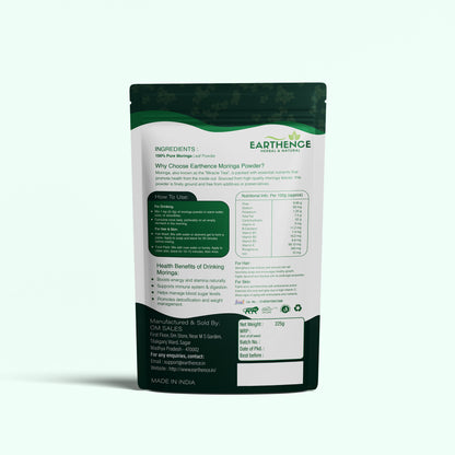 Earthence Moringa Powder (225 g)