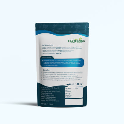 Earthence  Natural Hair Conditioner Powder with 10 Herbs for Strong Hair