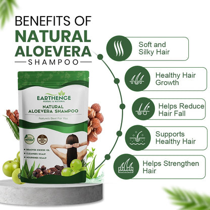 Earthence NATURAL AELO VERA SHAMPOO  225g